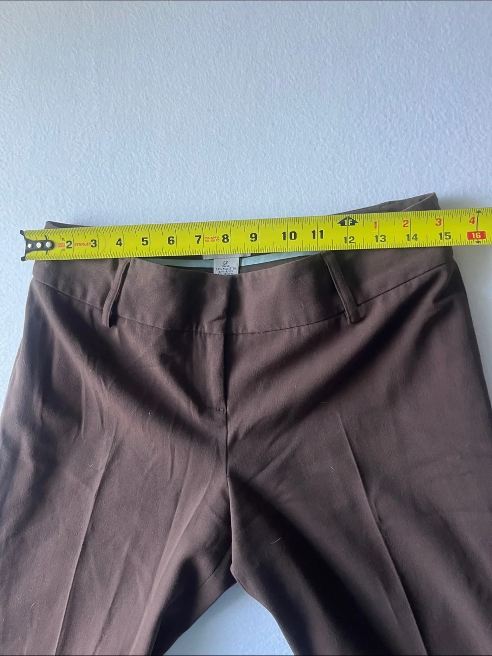 LOFT Women's Wide Leg Dress Pants in Dark Brown
